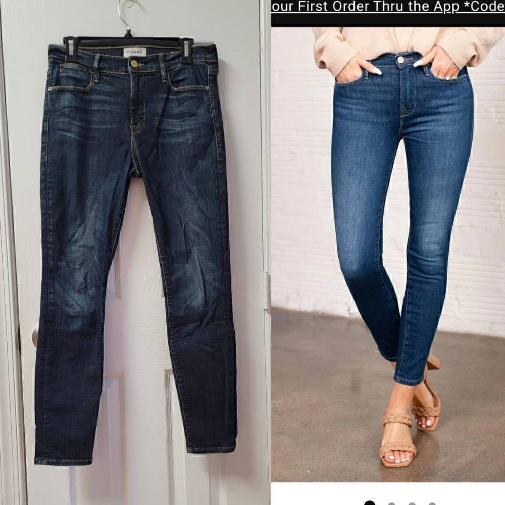 FRAME Le High Skinny Jeans 29